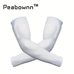Peabownn UV Arm Sleeves UPF 50 Cooling Sport Compression Basketball