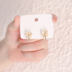Opal Clover Shape Earrings for Women