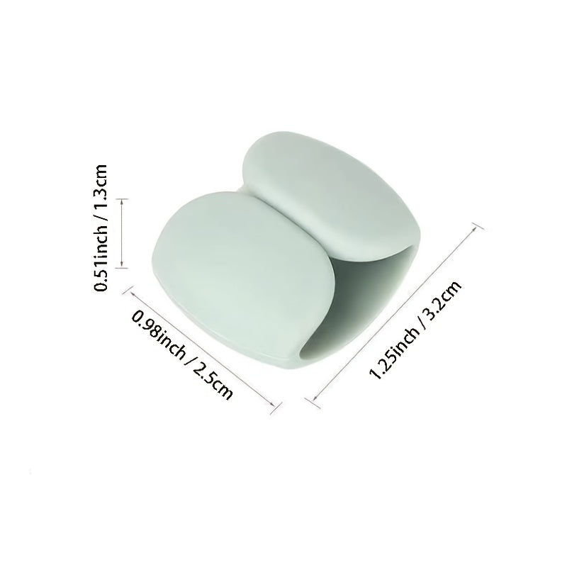 4pcs Travel Data Cable Collection Buckle Winding Storage Buckle