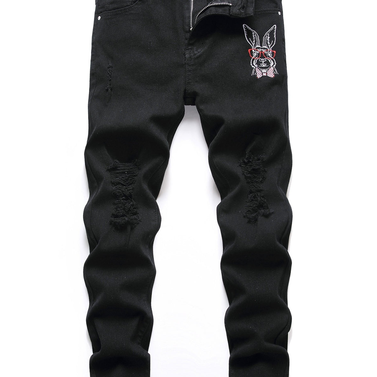 Boys Embroidered Rabbit Jeans Spring/Autumn Kids Clothes