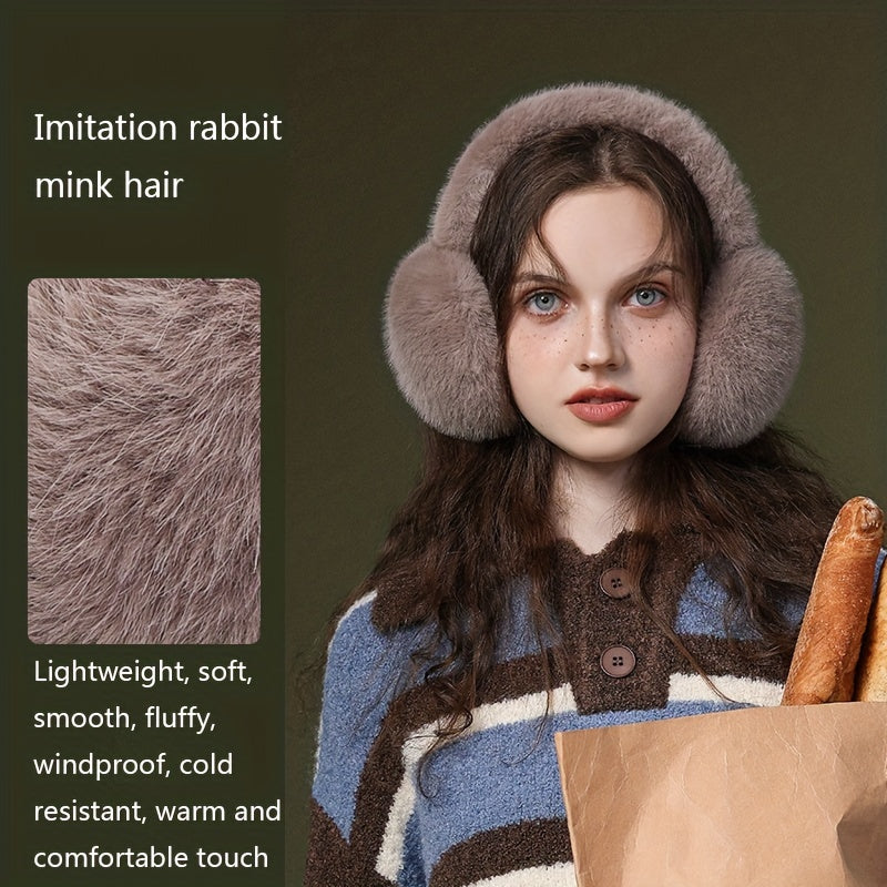 Unisex Foldable Ear Muffs Windproof Skiing Accessory