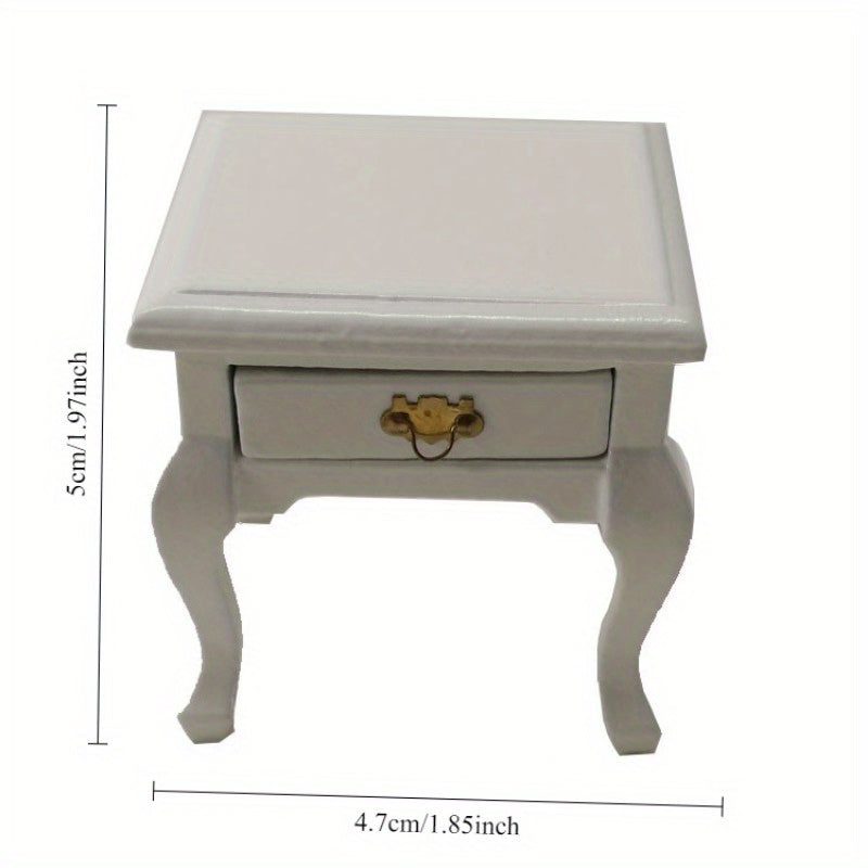 1:12 Scale Dollhouse Furniture Benches & Drawers Coffee Table Vintage Style