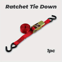 2pcs 2X4 57m Ratchet Tie Down Straps Coated S Hooks Luggage Motorcycle