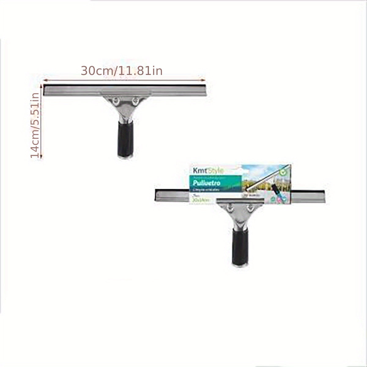 Stainless Steel Shower Squeegee Window Glass Wiper