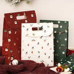 6pcs Christmas Handheld Gift Bags for Party Favor