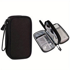 Portable Double Layer Digital Accessories Organizer