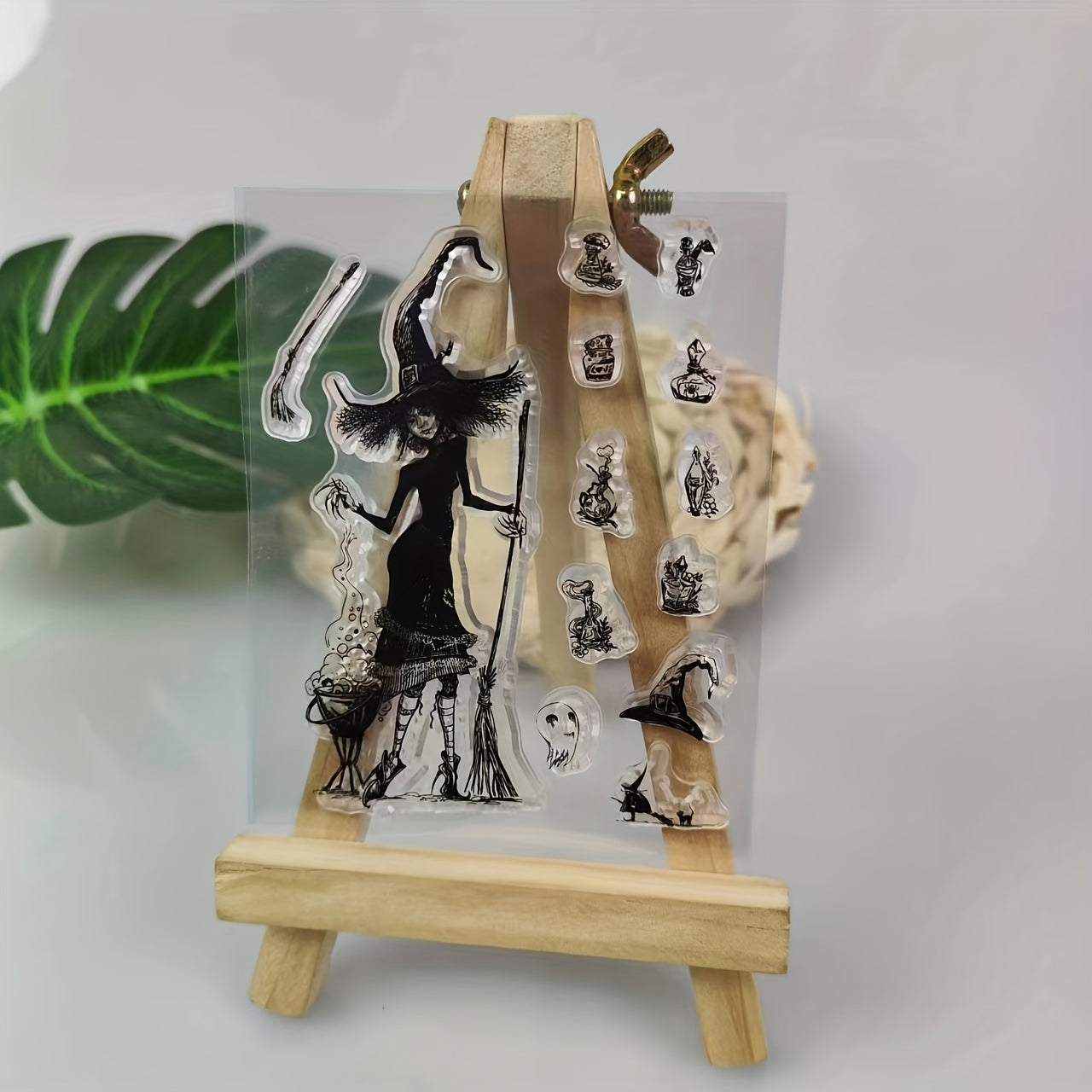 Halloween Witch Stamp for Scrapbooking Paper Craft Album Card