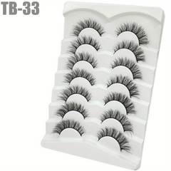 Cat Eye Natural Look False Eyelashes 7 Pairs