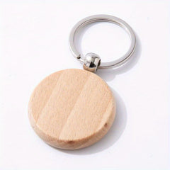 Beech Wood Key Chain Small Creative Gift For Men