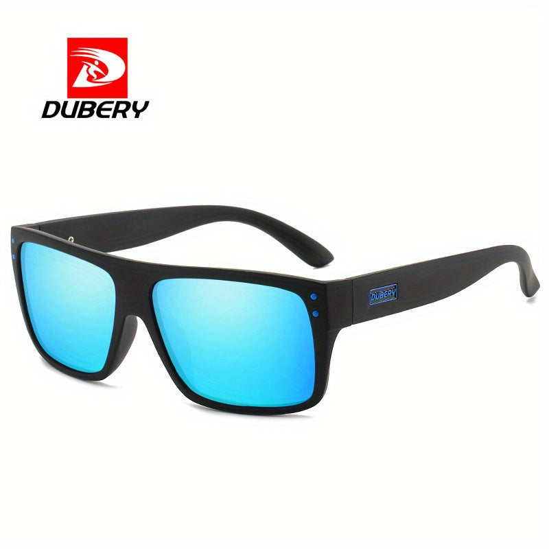 Men's Square Frame Sports Sunglasses Polarized Outdoor Cycling Fishing