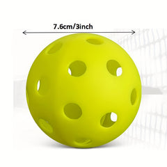 6pcs High Visibility Outdoor Pickleballs for Indoor & Outdoor Play