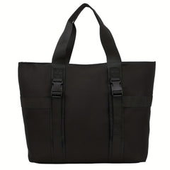 Men's Solid Casual Tote Bag