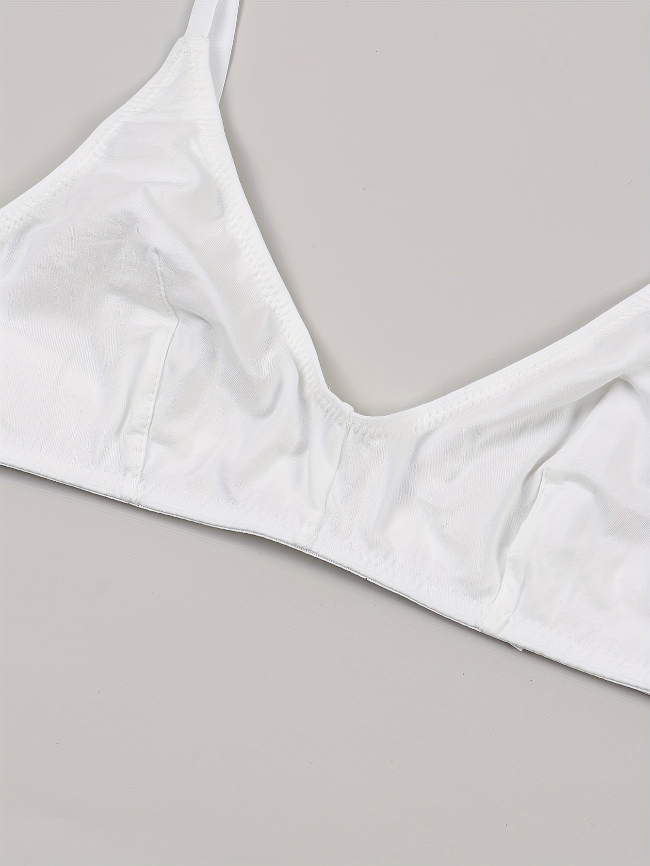 Solid Wireless Bra Comfy & Breathable Skin friendly Bra Women's Lingerie