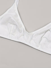 Solid Wireless Bra Comfy & Breathable Skin friendly Bra Women's Lingerie