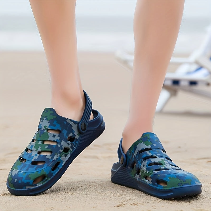 Unisex Camouflage Lightweight Comfy Garden Clogs