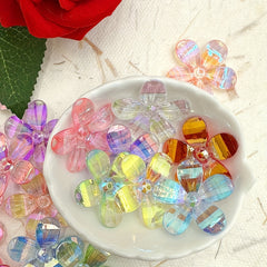 Colorful Flower Petal Jewelry Making Kit - 15pcs