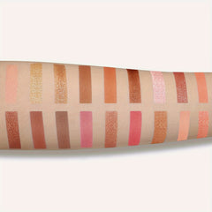18-Color Chocolate Eyeshadow Palette Matte Glitter Shimmer Metallic Satin Finish