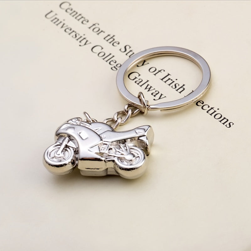 Simulation Motorcycle Keychain Car Key Chain Men's Key Ring Pendant