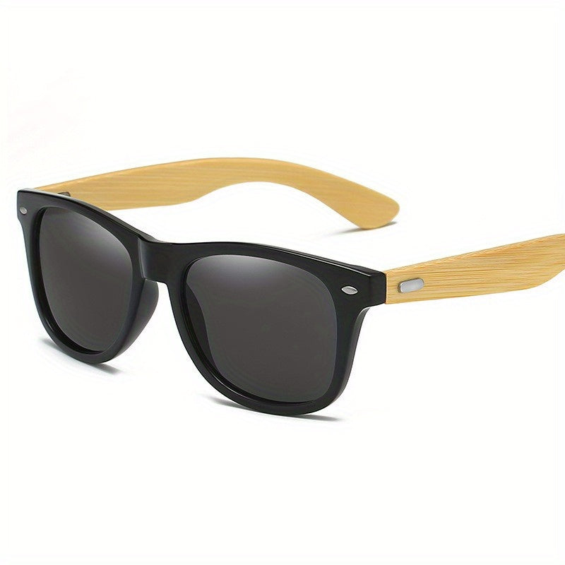Men's Wood UV Resistant Sunglasses for Outdoor Party