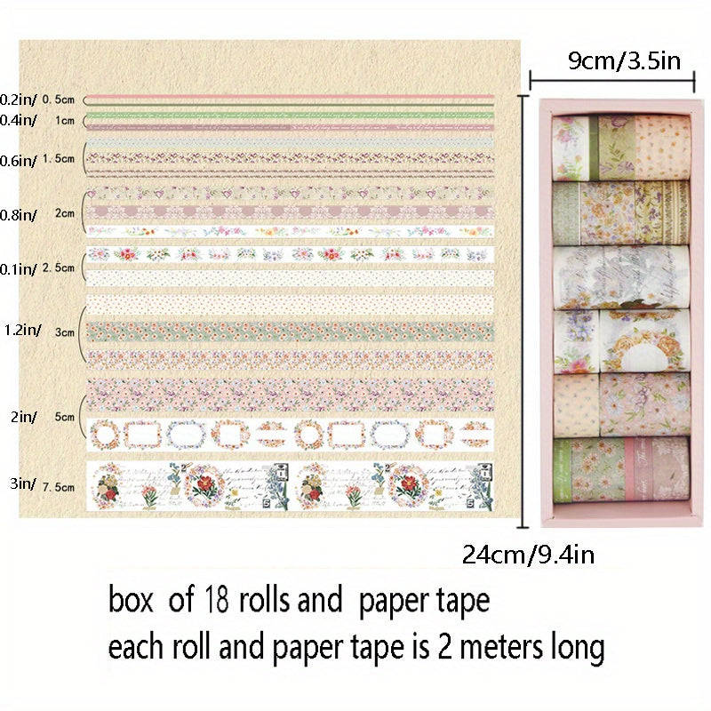 Retro Tape Wind Literary Hand Account Sticker Washi Tape