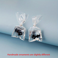 Y2K Goldfish Water Bag Shape Dangle Earrings
