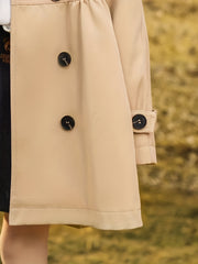Casual Girls' Trench Jacket for Spring & Autumn