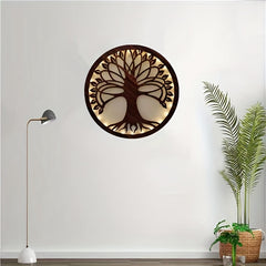 LED Wooden Carving Lamp Retro Hanging Home Decoration