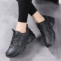 Women's Mesh Running Shoes Anti Slip Thick Sole Casual Sport Shoes