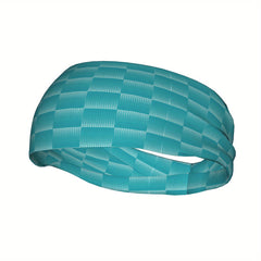 Vintage Plaid Breathable Headband for Sport & Casual Outfits