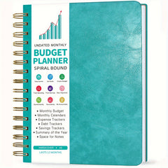 Budget Planner Monthly Organizer Notebook - Expense Tracker A5 Undated
