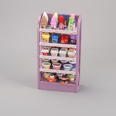 Supermarket Shelf Food Play Set with 30 Items