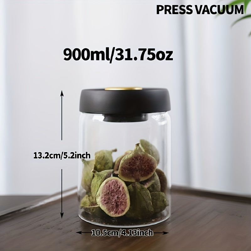 High Vacuum Glass Jar for Freshness and Anti Oxidation