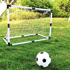 Kids' Outdoor Sports Toys Large Football Goal Set Portable Assembly