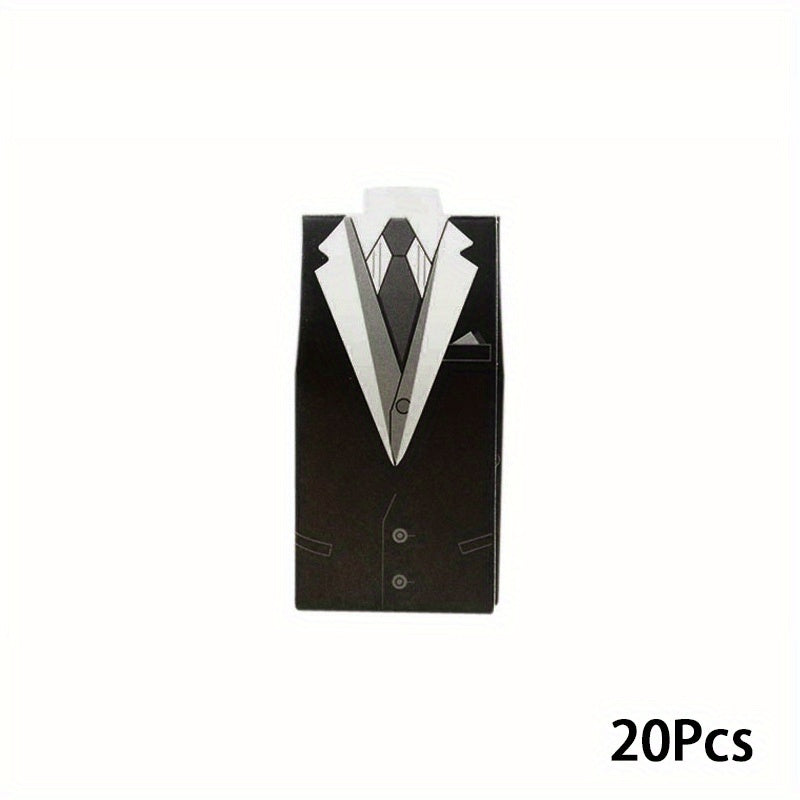 20pcs Wedding Candy Box High end Wedding Suit Candy Box Creative Wedding