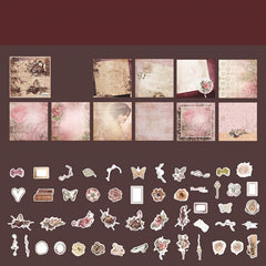 60pcs Old Things Series Large Portion Retro Journal Material Pack