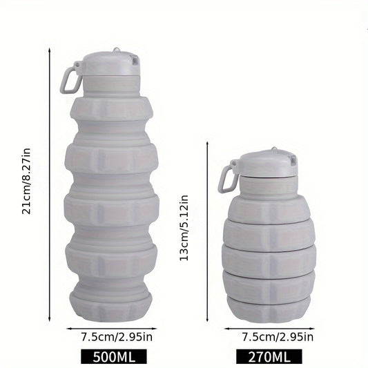 Silicone Grenade Folding Cup for Outdoor Camping Hiking Fitness