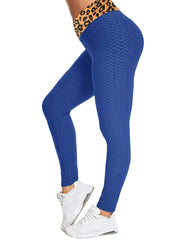 Honeycomb Leggings High Waist Skinny Leggings Spring Summer Women's