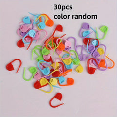 50pcs Marking Buckles Safety Pins with Storage Box Mini Knitting Needles