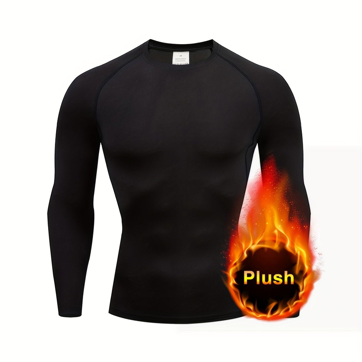 Men's Long Sleeve Compression Shirt Moisture Wicking Baselayer