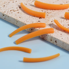 4 Pairs Orange Lash Lift Pads Eyelash Perm Rods Lash Lifting Silicone