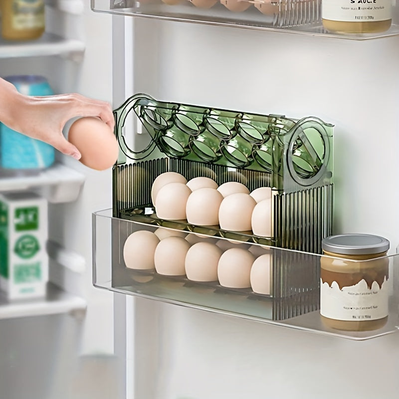 3 Tier Egg Holder Fridge Organizer, Holds 30 Eggs