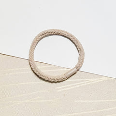 Braided Hair Tie Accessory for Women - Solid Color