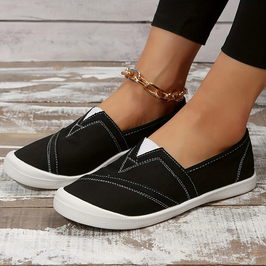 Women's Casual Slip On Canvas Sneakers
