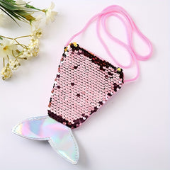 Mini Sequin Mermaid Bag Coin Purse Shoulder Crossbody Bag