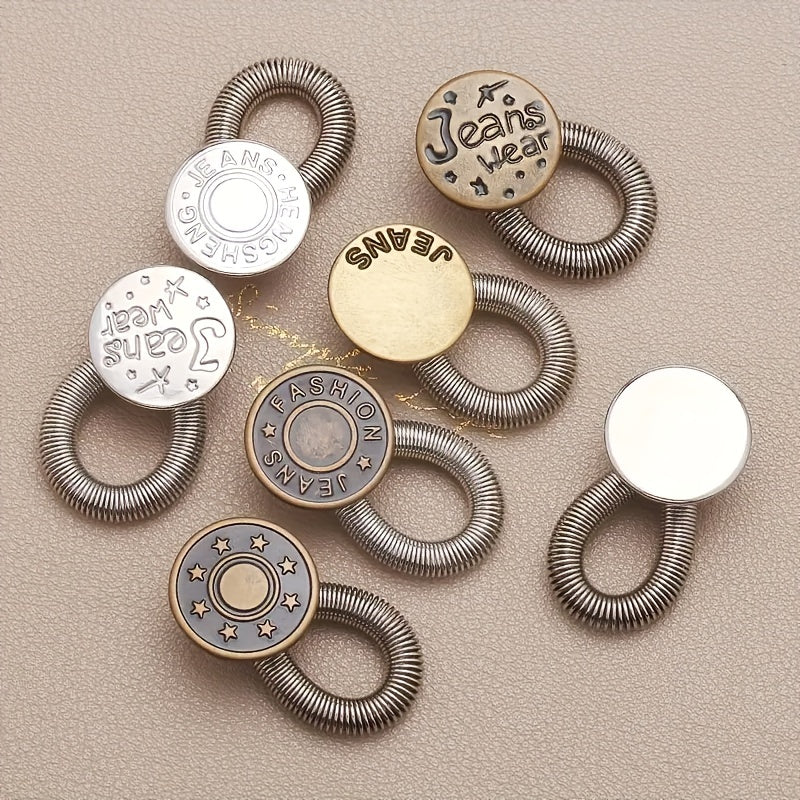 5pcs Button Extenders for Pants and Jeans Adjustable Waistband Expander