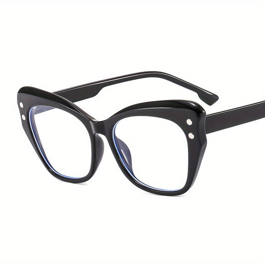 Y2K Cat Eye Women Glasses Butterfly Frame Gradient Clear Lens Glasses Vintage