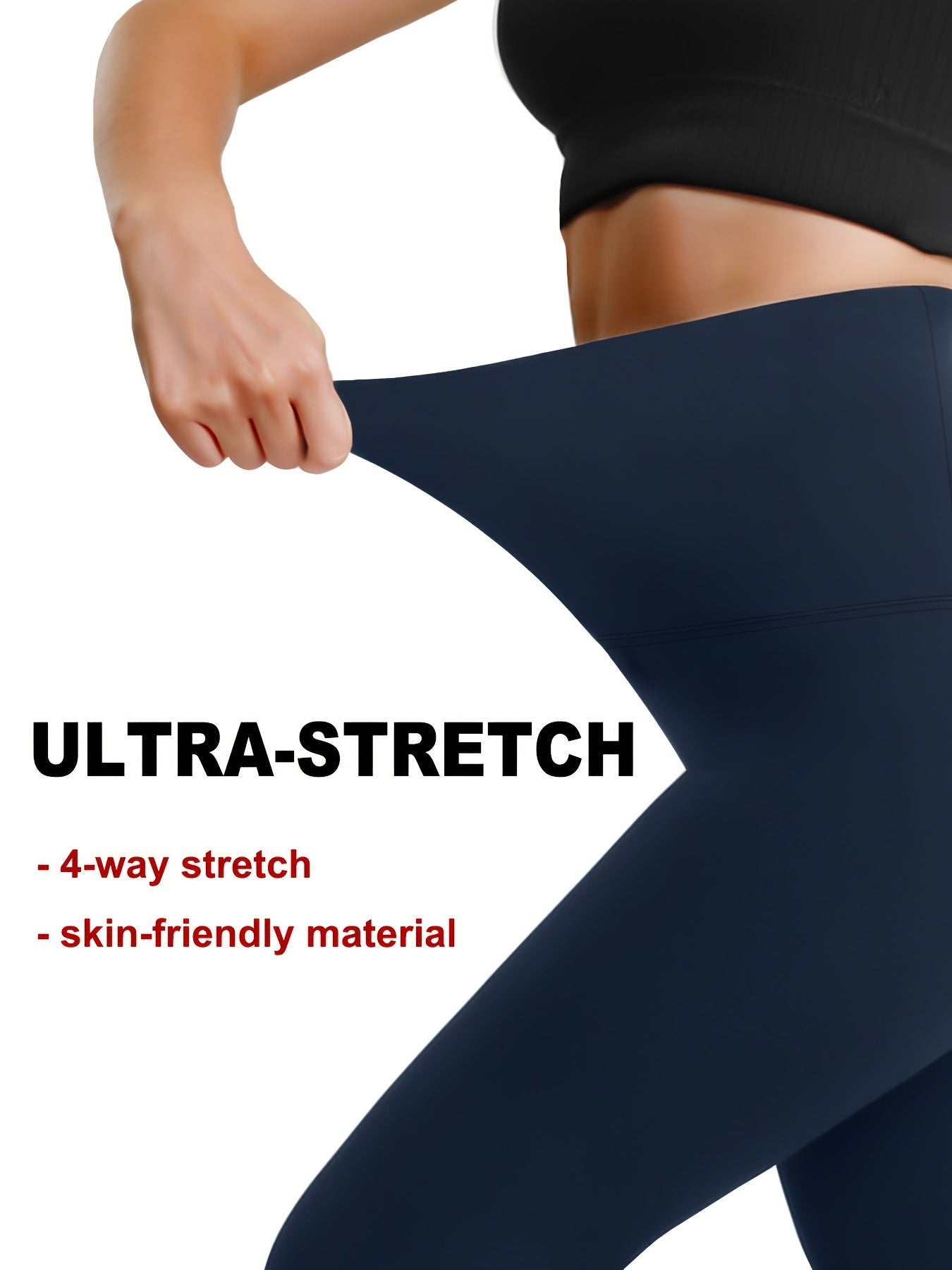 Women's Plush Lined Leggings With Pockets Thermal High Waist Yoga Pants