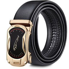Men's Business PU Leather Belt Men's High Belt