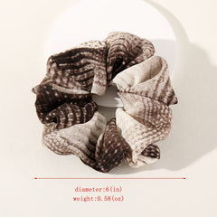 Snake Print Large Boho Oversize Scrunchie Colorful Women Hair Accessory