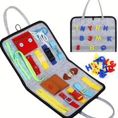 Montessori Busy Board Educational Toys for Toddlers